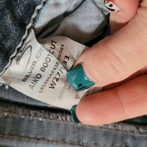 Womens Silver bootcut jeans